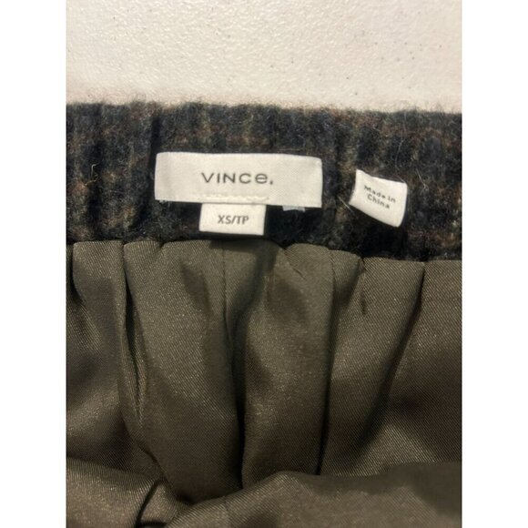 Vince Womens Check Plaid Wool & Cashmere-Blend Easy Pants  XS - Picture 7 of 7